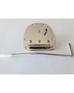 Jazzmaster & Jaguar guitar tremolo tailpiece unit chrome