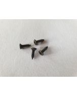 (4) Guitar and bass Jack plate mounting screws black