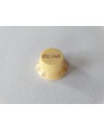 Stratocaster metric size bell knob Ivory volume KI-240-V