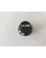Stratocaster Inch CTS size bell knob black volume KB-1726-V