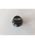 Stratocaster metric size bell knob black volume KB-240-V