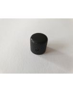 (1) Guitar metal dome control knob black 19mm x 19mm KB-210
