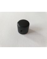 (1) Guitar metal dome control knob black 18mm x 18.5mm KB-220
