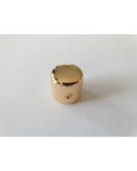 (1) Guitar metric size dome knob gold 19mm x 19mm KG-210
