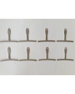 Guitar stainless steel understring steel radius gauges set of 8