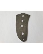 Kurt Cobain Jaguar guitar control plate relic antique chrome + screws