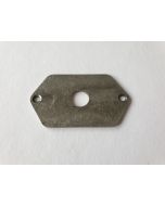 Jaguar 3 way toggle guitar switch plate relic antique chrome + screws