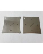2 Pieces guitar and bass radius gauges stainless steel