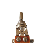 3 way quality guitar toggle switch chrome with chrome tip