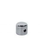 (1) Guitar dome metal knob chrome metric size KCH-220