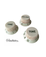 Boston Master Relic strat knobs parchment set fits CTS MRC-ST60KN