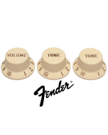 Fender stratocaster guitar knob set aged white 099-1369-000
