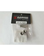 Gotoh Relic strap buttons set aged aluminum GTH15892