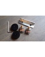 Jaguar Guitar Rhythm Roller Knobs & Bracket / Mini Pots kit