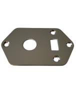 Kurt Cobain Jaguar Guitar Switch Plate chrome + screws