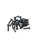 (17) countersunk pickguard mounting screws black set