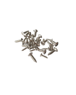 (17) countersunk pickguard mounting screws chrome set