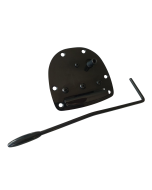 Jazzmaster & Jaguar guitar tremolo tailpiece unit black