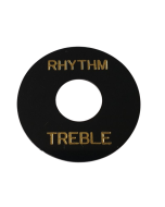 Rhythm treble cover toggle ring washer for guitar black / gold