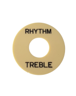 Rhythm treble cover toggle ring washer for guitar cream / black