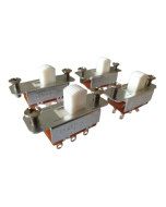 Set of 4 Jaguar slide switches with a white knob