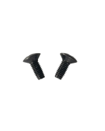 (2) Short M3 thread Jaguar Jazzmaster guitar slide switch screws black