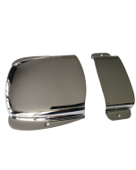 Jazz bass bridge and pickup cover kit chrome