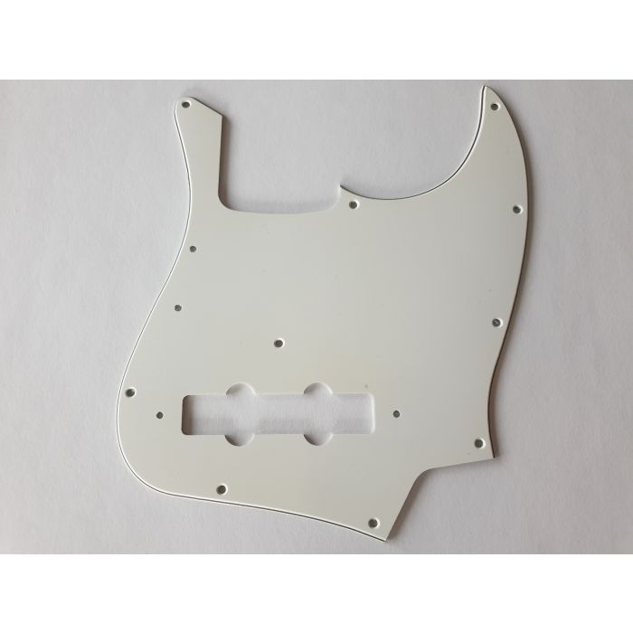 Aged JB Pickguard Aged White 3 Ply GuitarSlinger Premium Parts fits Jazz Bass ® 