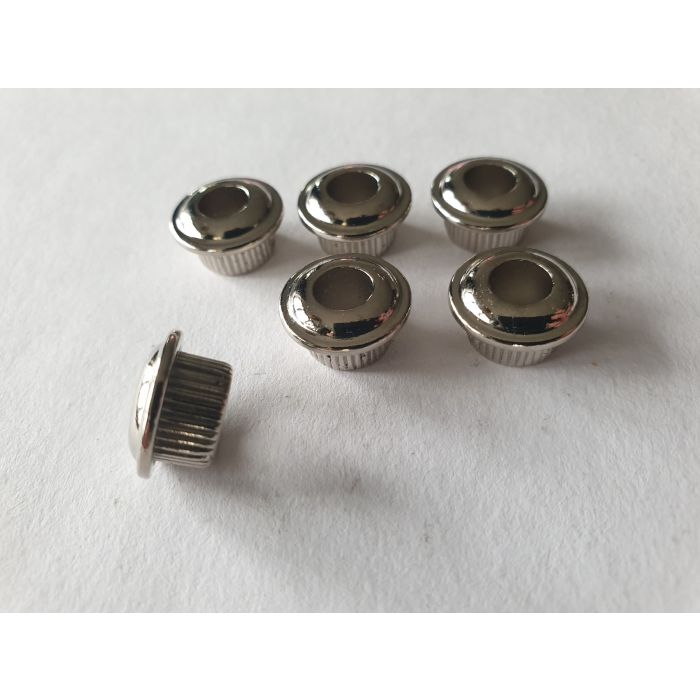 kugle Forholdsvis bryst 6) Tuner conversion bushings nickel to mount vintage style tuners in 10mm  headstock holes