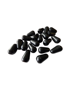 Bulk set of 20 stratocaster USA Inch size switch tips black 