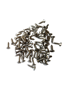 Bulk set of 50 Jack plate mounting screws chrome