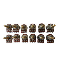 Bulk set of 12 Jazzmaster and Jaguar USA roller pots set 6x B50K + 6x B1Meg
