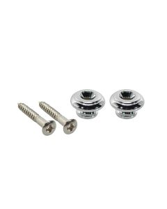 Strap holders - buttons set of 2 chrome + screws EP-S-C