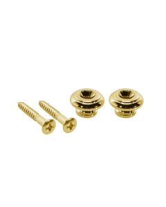 Strap holders - buttons set of 2 gold + screws EP-S-G