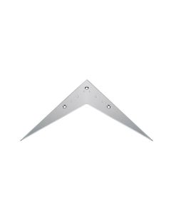 Guitar V model metal chrome tailpiece T-100-C