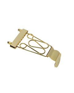 Semi acoustic electric guitar gold tailpiece T-3-G 