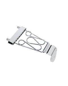 Semi acoustic electric guitar chrome tailpiece T-3-C