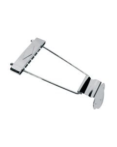 Chrome trapeze tailpiece for ES-335 guitar models T-2-C
