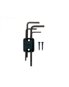 Guitar allen wrench set with holder and screws WRH-10-BK