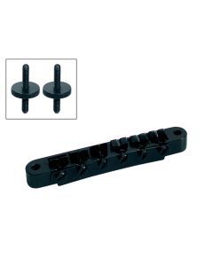 Les Paul guitar tune o matic bridge black 74mm B-161-B