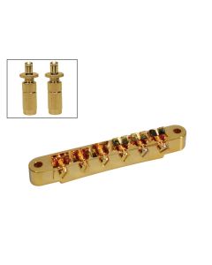 Les Paul tune o matic quality guitar bridge gold + studs B-165-G