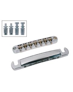Tune o matic bridge 7 string chrome + tailpiece set BT-167-C