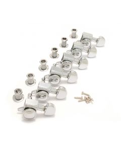 Grover 505C roto grip mini chrome 6 in line locking tuners