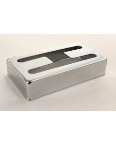 (1) Guitar open metal humbucker pickup cover chrome