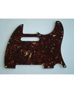 Telecaster 62 reissue pickguard 4ply brown tortoise fits Fender