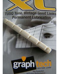 Graph tech flat TUSQ XL strat & tele nut white BQL-5042-00