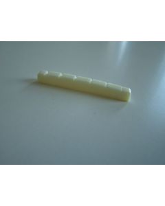 Strat & tele guitar flat plastic nut cream 1-11/16" 43mm