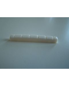 Strat & tele guitar flat plastic nut white 1-5/8" 42mm