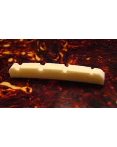 Jazz bass curved slotted bone nut 38mm pre-cut fits Fender