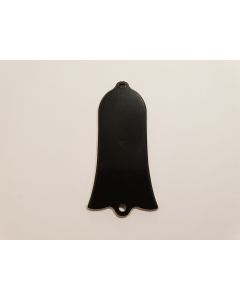 Les paul bell shaped 2ply truss rod cover black 2 hole